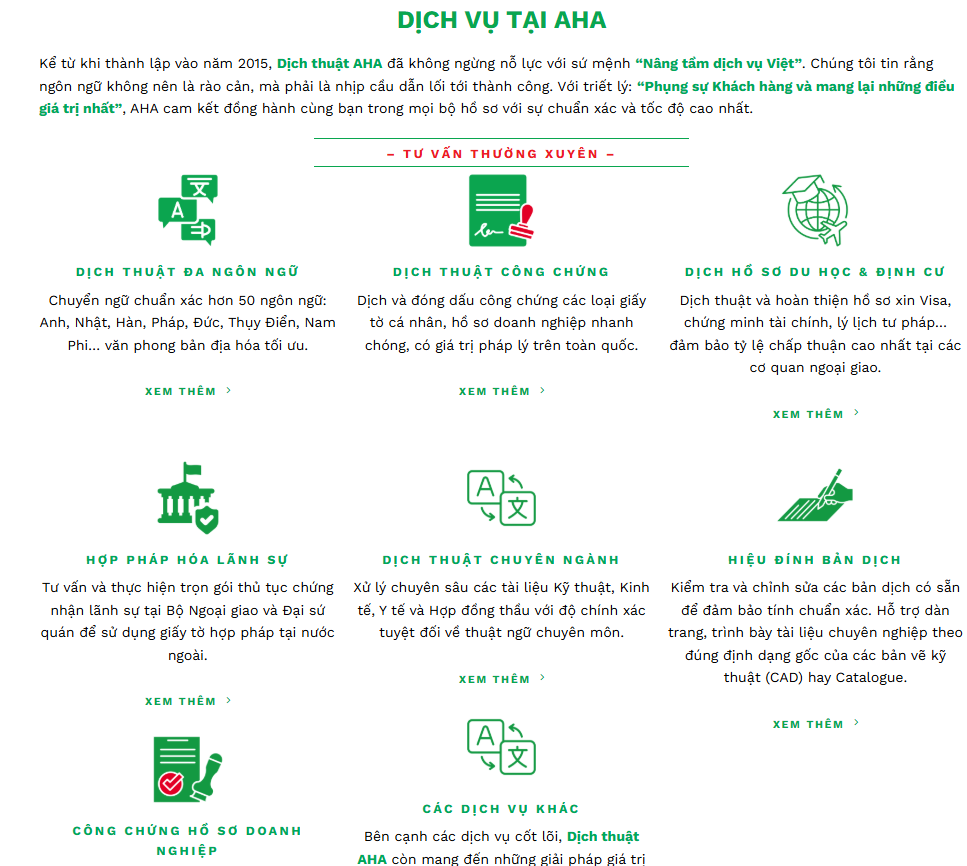 Dịch Thuật AHA hỗ trợ gì cho hồ sơ đi Nhật?