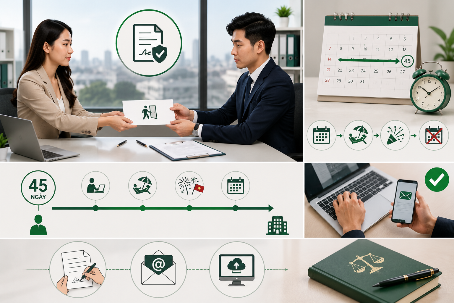 Hợp đồng lao động không xác định thời hạn nghỉ việc báo trước bao lâu?