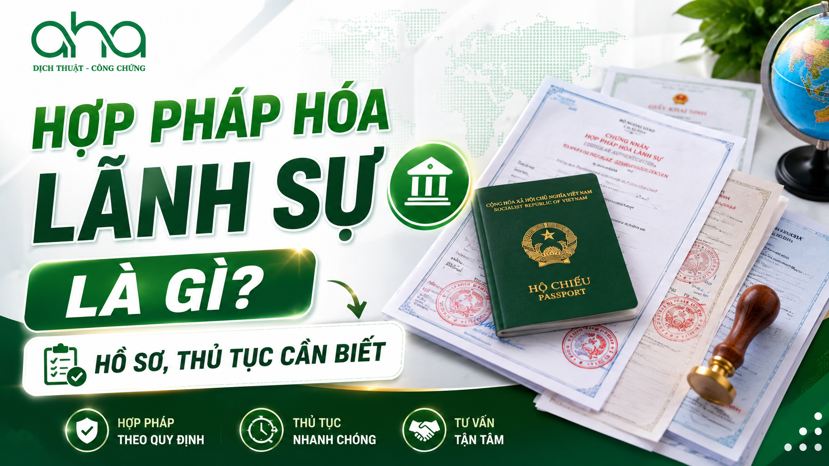 Hợp pháp hóa lãnh sự là gì? Hồ sơ, thủ tục cần biết