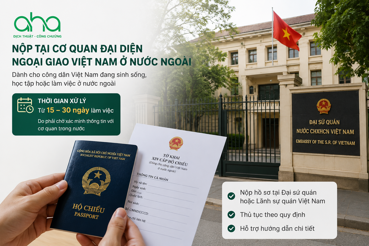 Nộp Tại Cơ Quan Đại Diện Ngoại Giao Việt Nam Ở Nước Ngoài