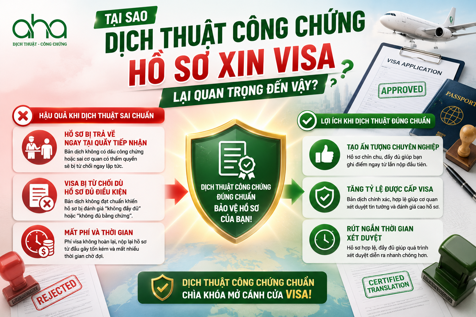 Tại Sao Dịch Thuật Công Chứng Hồ Sơ Xin Visa Lại Quan Trọng Đến Vậy? Tại Sao Dịch Thuật Công Chứng Hồ Sơ Xin Visa Lại Quan Trọng Đến Vậy?