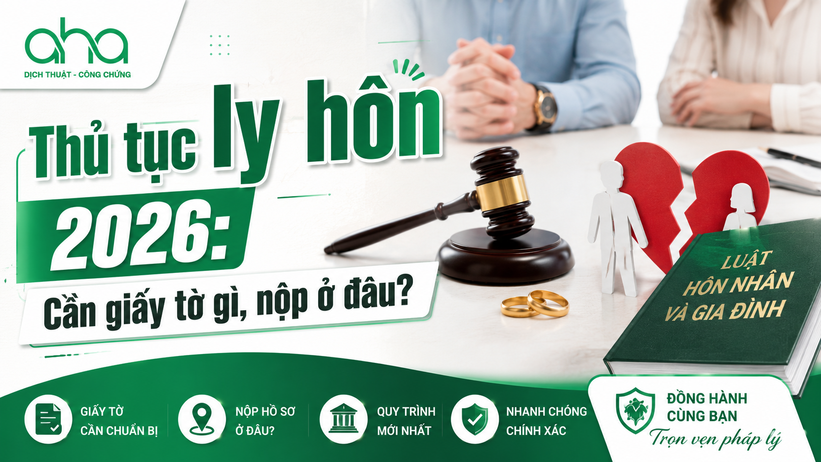 Thủ tục ly hôn 2026: Cần giấy tờ gì, nộp ở đâu?