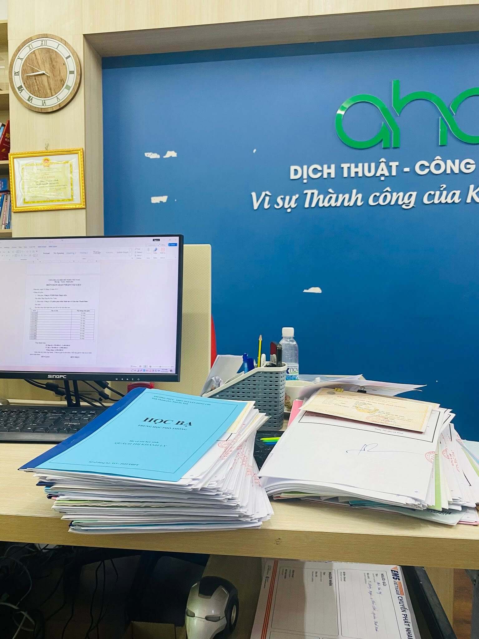 AHA hoàn thành hơn 60 bộ dịch thuật hồ sơ du học AHA hoàn thành hơn 60 bộ dịch thuật hồ sơ du học