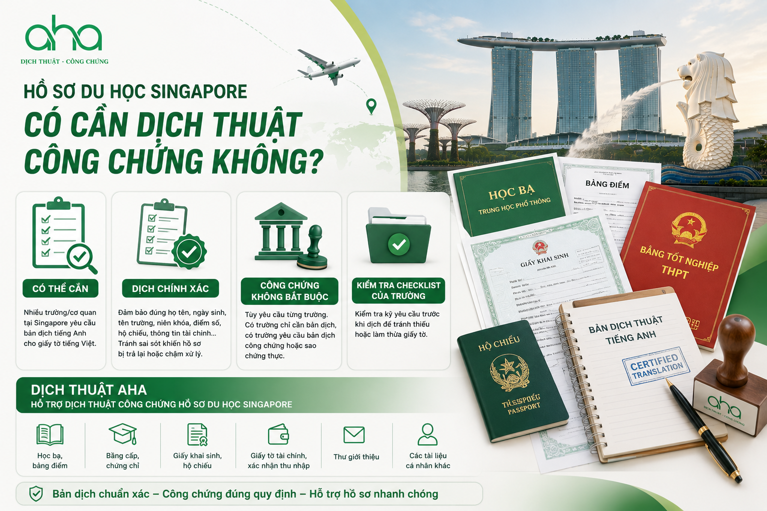 Điều kiện du học Singapore cần những gì?
