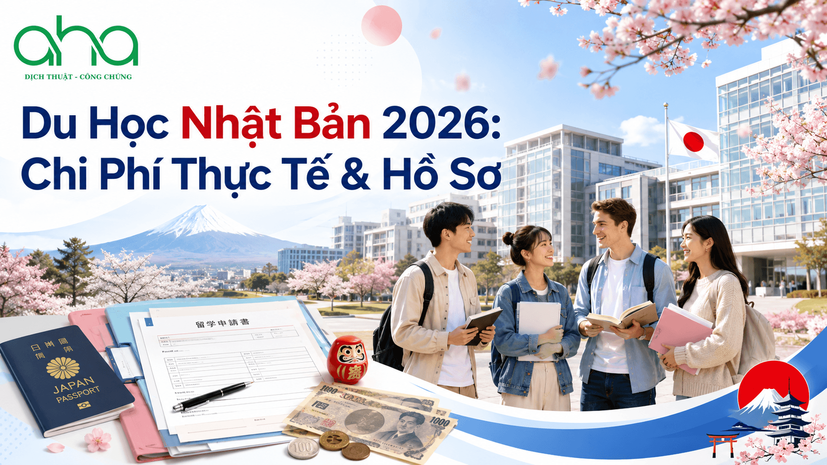 Du Học Nhật Bản 2026: Chi Phí Thực Tế & Hồ Sơ