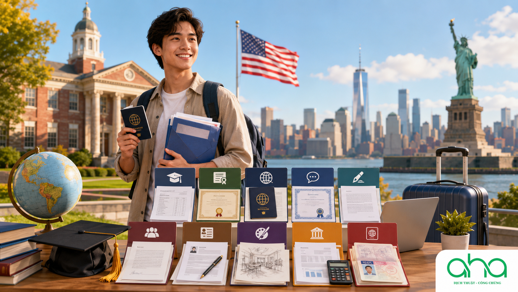 Hồ sơ du học Mỹ gồm những gì?