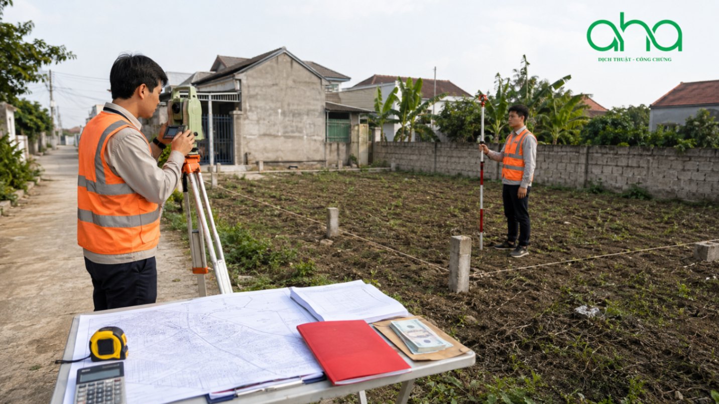 Phí đo đất làm sổ đỏ là gì?