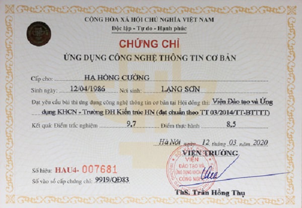 Công chứng chứng chỉ tiếng Anh Tin Học ở đâu để hợp lệ? - Liên Việt Education