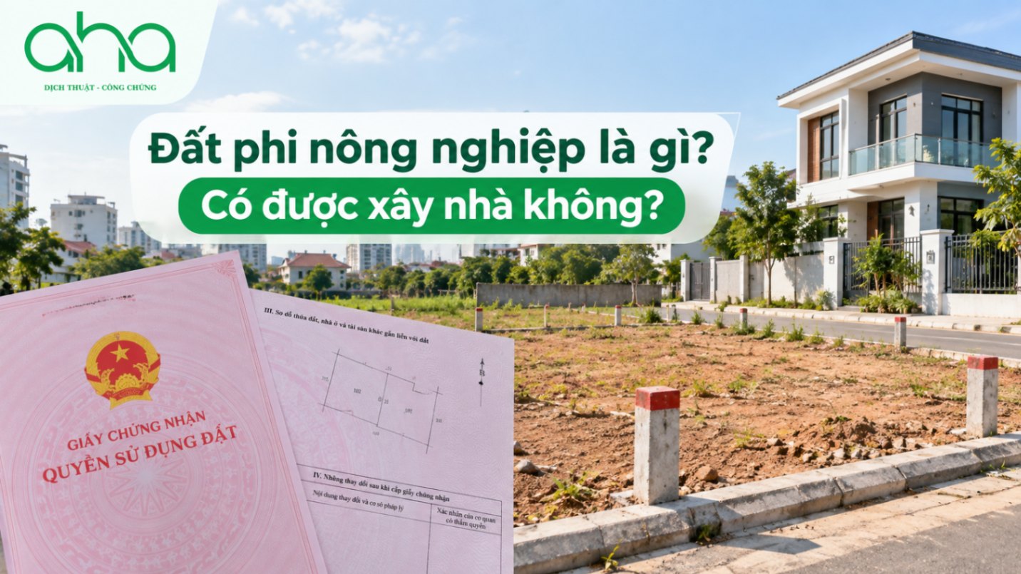Đất phi nông nghiệp là gì? Có được xây nhà không?