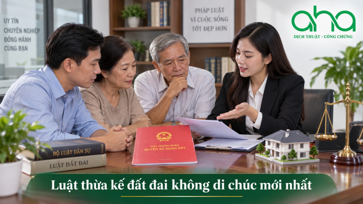Luật thừa kế đất đai không di chúc mới nhất
