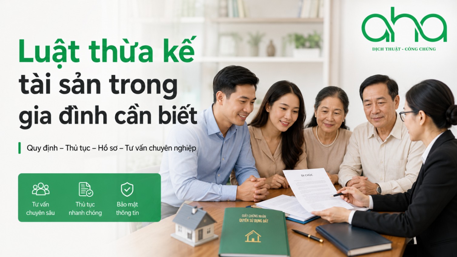 Luật thừa kế tài sản trong gia đình cần biết